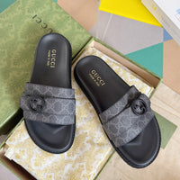 Double Strap Slide Sandals