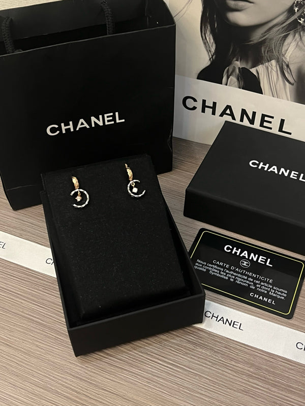Moon Charm Earrings