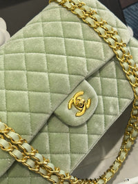 Velvet Flap Bag