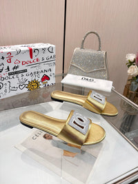 Bianca Leather Slides