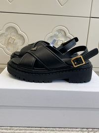 Leather Platform Sandals