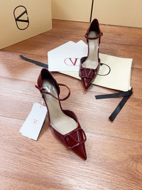 Signature D'Orsay Patent Leather Pumps