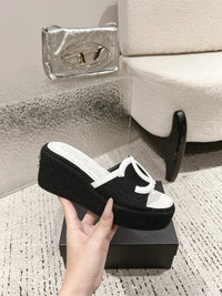 Platform Slide Sandals