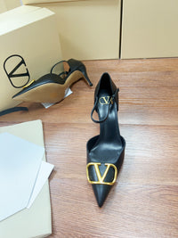 Signature D'Orsay Patent Leather Pumps