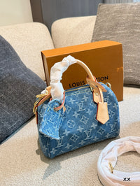 Nano Speedy Monogram Denim