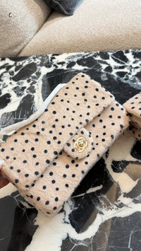 Dalmatian Print Pony Flap bag