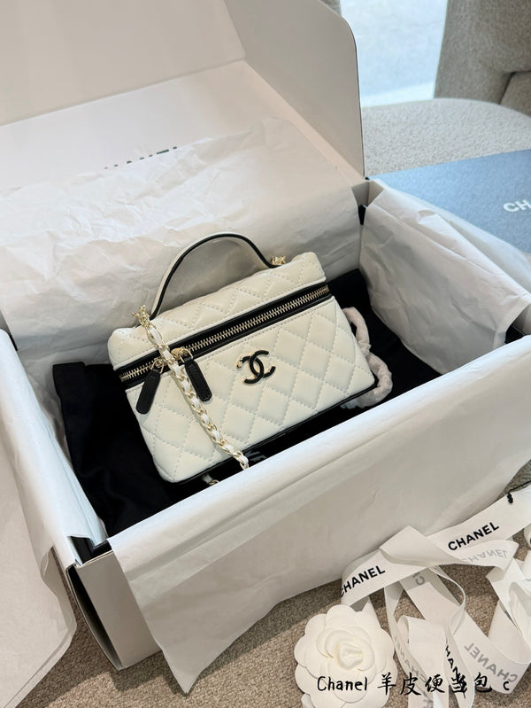 Vanity Bag Lambskin Leather