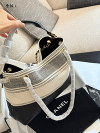 Striped Tote Bag