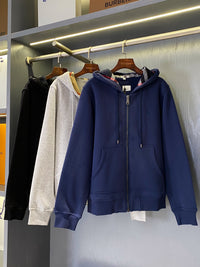 Check Zip Hoodie