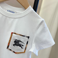 Pocket Tee & Check Shorts Set