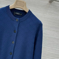Fine Fabric Jacquard Cardigan