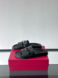 Garavani VLogo Calf Leather Slides