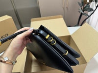 Smooth Leather Shoulder Bag