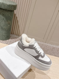Block Wedge Sneakers