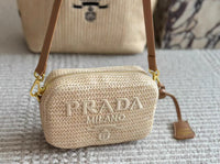 Natural Crochet Brique Bag