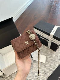 Velvet Mini Flap Bag
