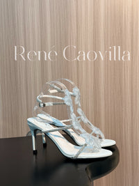 Caovilla Satin Floral Cleo Sandals