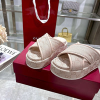 Angelina Platform Slide Sandals