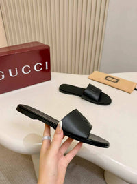 Interlocking Leather Sandals