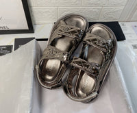 Metallic Sandals