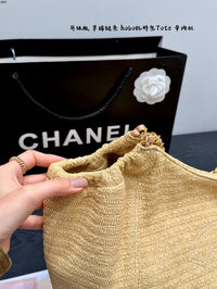 25S Raffia Hobo Tote