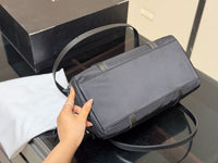 Re-Nylon and Saffiano Leather Duffel Bag