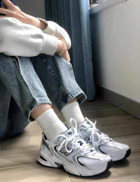 NB530 White Silver