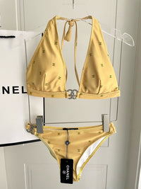 Logo Halter Bikini Set