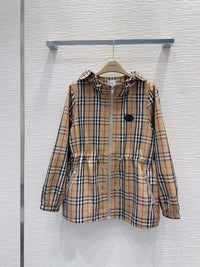Check Hooded Jacket