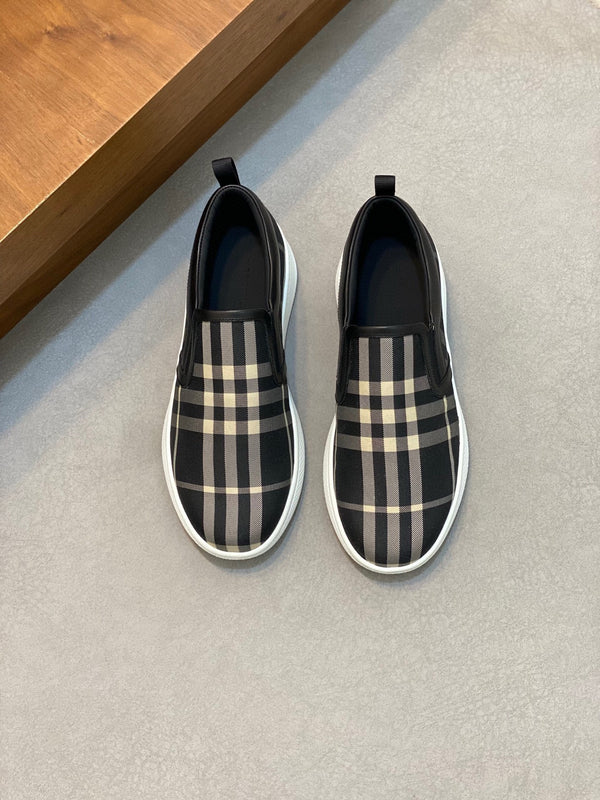 Vintage Check Slip-On Sneakers