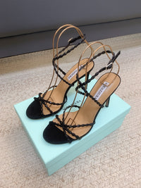 Tequila Embellished Leather Sandals