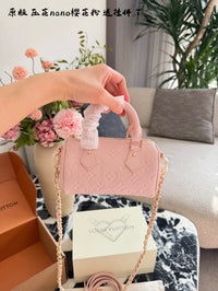Nano Speedy Monogram Empreinte Leather