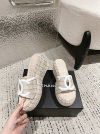 Platform Slide Sandals