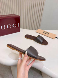 Interlocking Leather Sandals