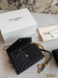 Monogram Envelope Chain Wallet
