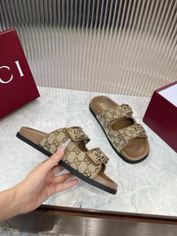 Canvas Slide Sandals