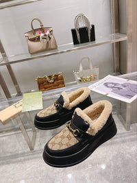 Platform Slip-On Loafers