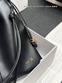 Small Crystal Pouch in Lambskin
