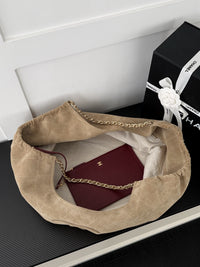 26C Suede Shopping Tote