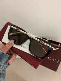 Pearl Cat-Eye Sunglasses