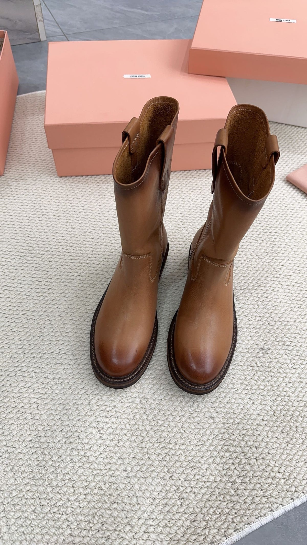 Foule Leather Booties