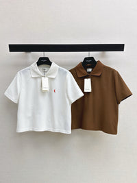 Cropped Polo Shirt