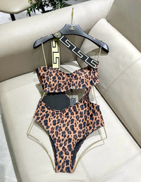 Logo One Piece Swimsuit