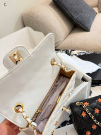 Mini Floral Classic Flap Bag