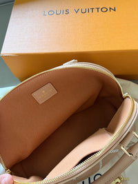 Alma BB Monogram Embroidered Leather
