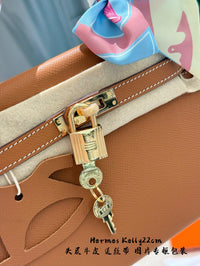 Mini Kelly Bag Craie Epsom Leather
