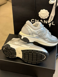Logo Metallic Trainers