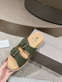 Suede Sandals