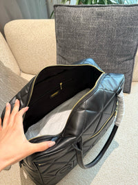 Stitched Maxi Logo Bowling Bag