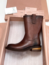 Foule Leather Booties